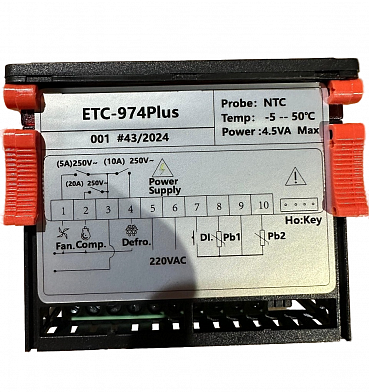 Контроллер Elitech ETC-974 с 2-мя датчиками