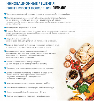 Плита индукционная Dominator ПЭИ-6/G1 D