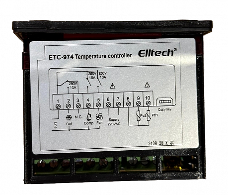 Контроллер Elitech ETC-974 с 2-мя датчиками