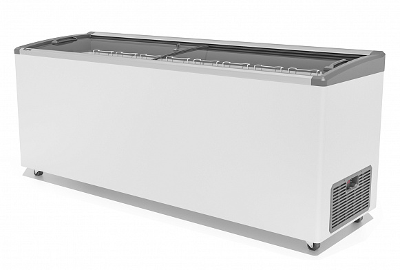 Морозильный ларь Gellar FG 700 E алюминиевая рамка