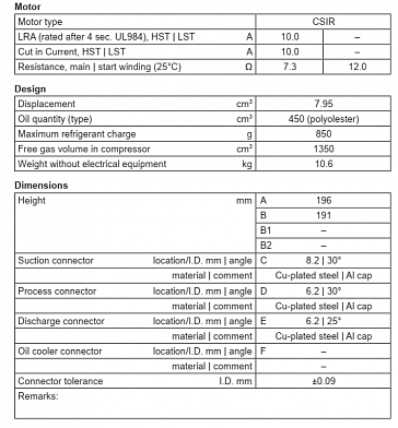 Компрессор Secop FR8.5CL